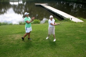 In golf, short game shots including chipping and pitching are best learned on the golf course during golf lessons in Richmond, Virginia with Leighann Albaugh PGA professional