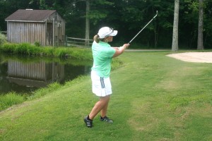Short game shots including the flop shot and pitch shot are best learned during golf lessons in Richmond Virginia from PGA professional Leighann Albaugh